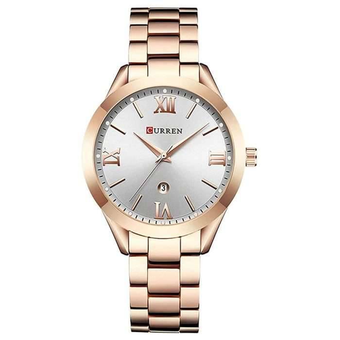 Curren Analogue Stainless Steel Quartz Wrist Watch for Women