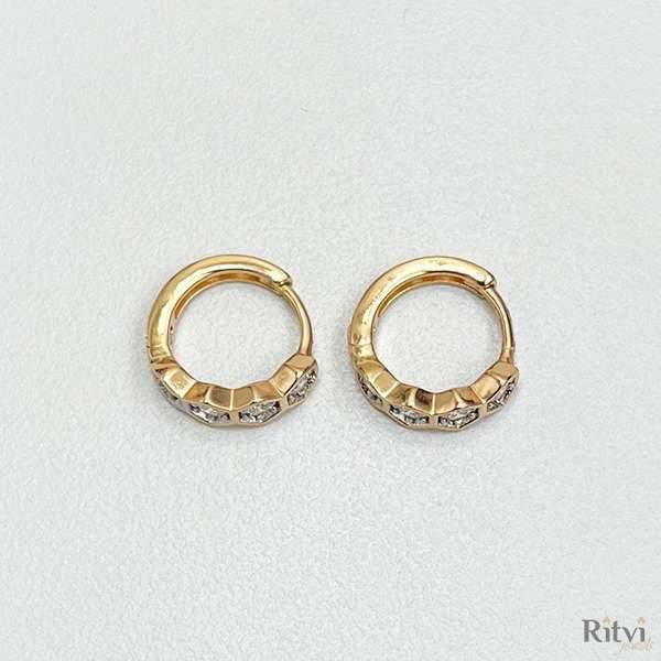 Ritvi Jewels Hexagon Earrings