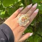 Prachi Kundan Finger Ring