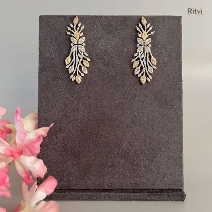 Ritvi jewels Rahi Diamond Necklace Set