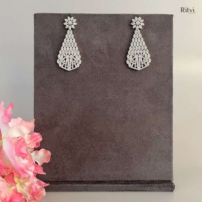Ritvi jewels Sheen Diamond Necklace Set