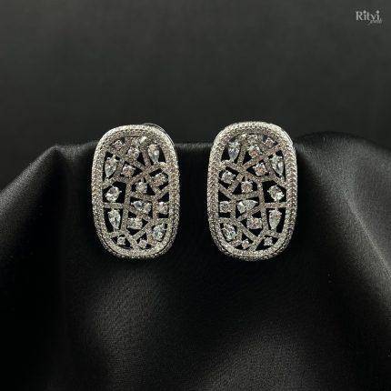 Ritvi Jasvi Uncut Diamond Earrings