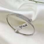 Kavya Silver Zircon Bracelet