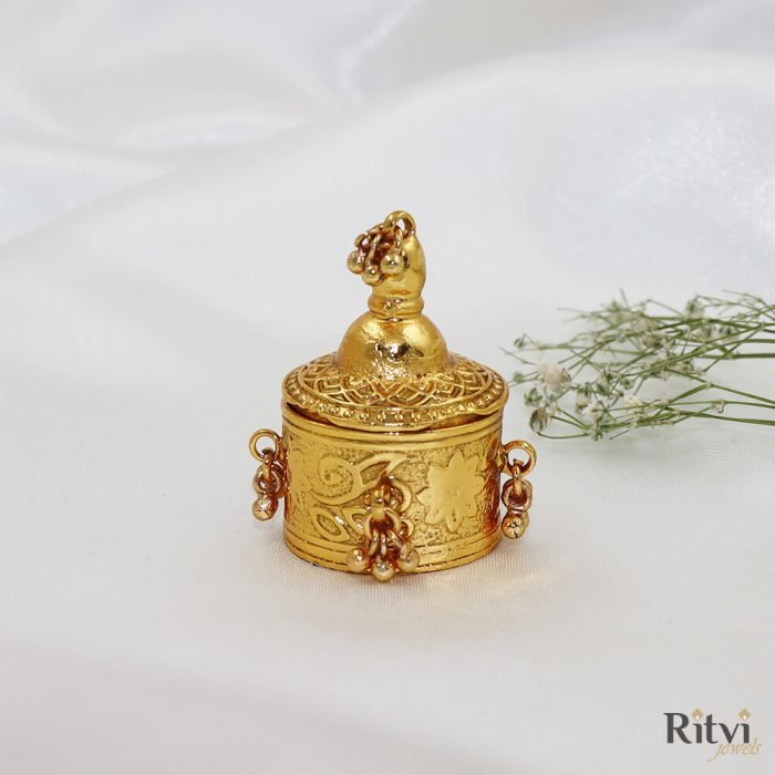 Ritvi Vibhuti Gold Sindoor Box