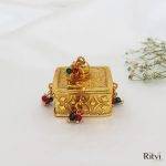Ritvi Shraddha Gold Sindoor Box