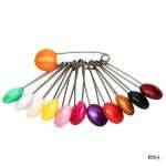 Ritvi Multicolor Colorful FruitShape Stainless Steel Safety Pin For Women (5 pcs) 01