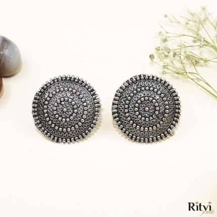 Ritvi Riyas Oxidised Earrings