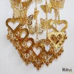 Ritvi Butterfly Gold Plated Bridal Kalira