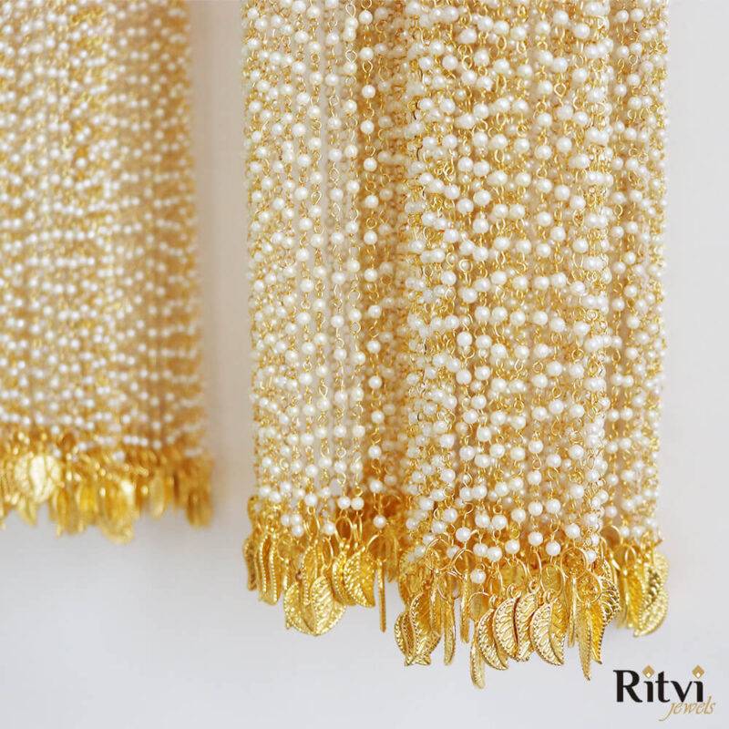 Ritvi Gold Plated Heavy Bridal Layered Kalira