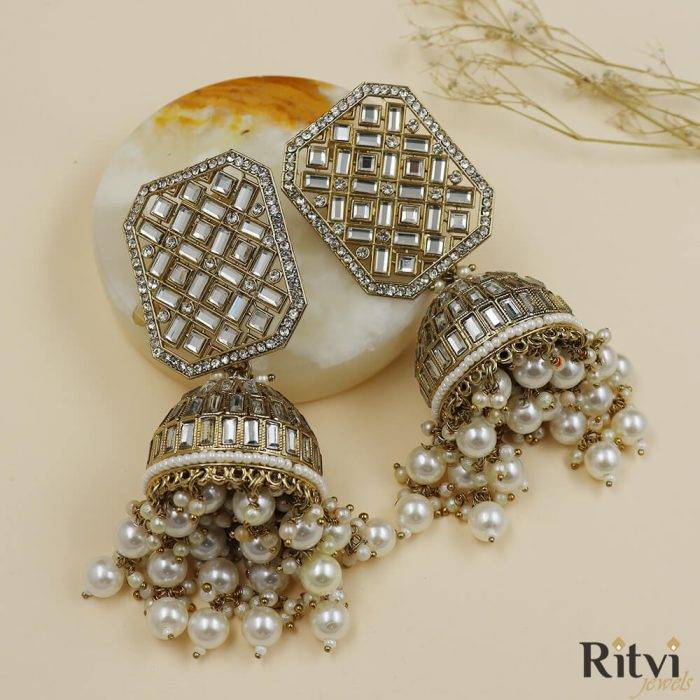 kashvi-mirror-work-jhumka-earrings