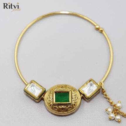 Ritvi Priya Kundan Nose Ring