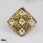 ritvi-sanya-kundan-gold-ring