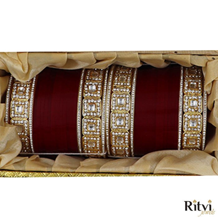 Punjabi Miniature Bridal Chura For Women 38676