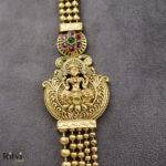Ritvi Vidushi Temple Long Necklace Set