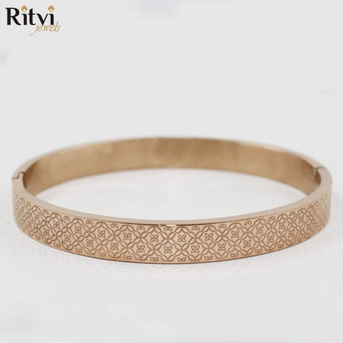 Jay Flower Pattern Bracelet For Men