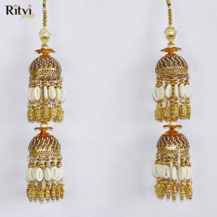 Tanvi Sea Shell Gold Plated Bridal Kalira