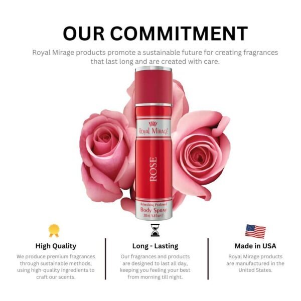 Royal Mirage Rose Body Spray 200ml