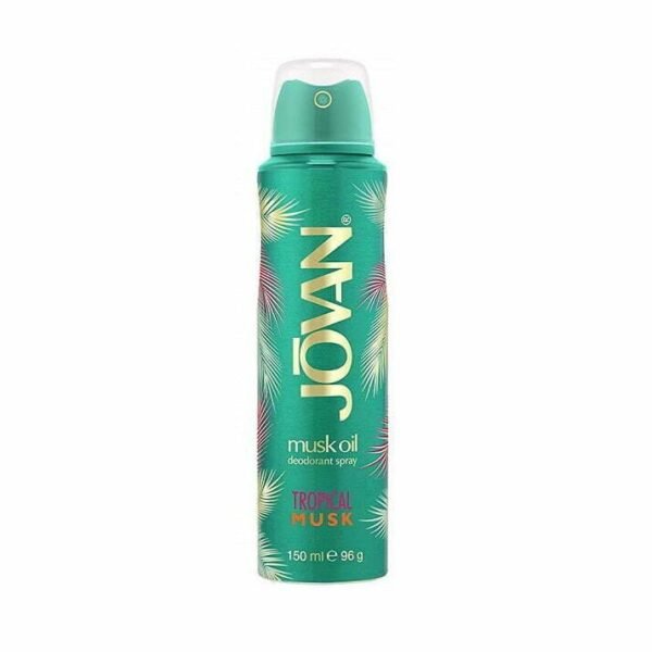 Jovan Tropical Musk Oil Deodorant Spray For Women (150ml)