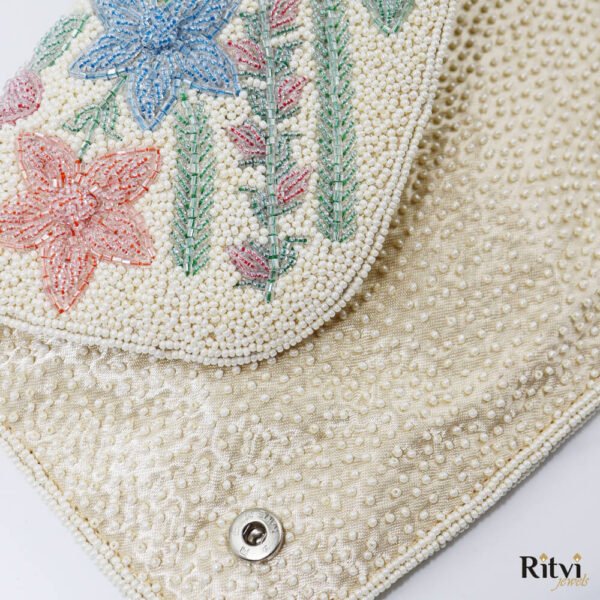 Rose Japanese beads bag