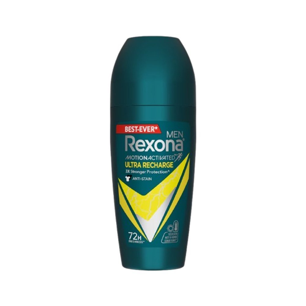 01-2-1.jpg Rexona Men Ultra Recharge Deodorant Roll On (45ml) - Image 1