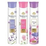Yardley London Assorted Deodorant Pack for Women, English Lavender, English Rose, and Morning Dew, (150ml) - Image 2
