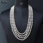 Ritvi Kundan & White Pearl Groom Sherwani Mala