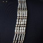Ritvi White Pearl Groom Sherwani Mala - Image 2