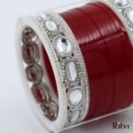 Aapti Silver Miniature Wedding Bridal Chura 9248 - Image 2