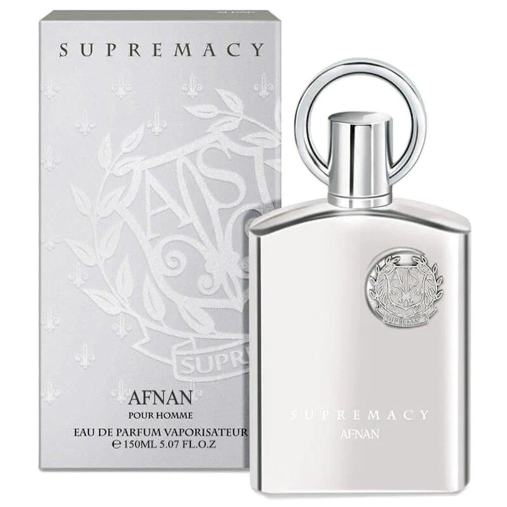 Afnan-Supremacy-Silver-Pour-Homme-EDP-150ml-05.jpg Afnan Supremacy Silver Pour Homme EDP For Men (150ml) - Image 1