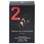 Beverly Hills Polo Club Sport 2 Eau de Toilette for Men 50ml - Image 3
