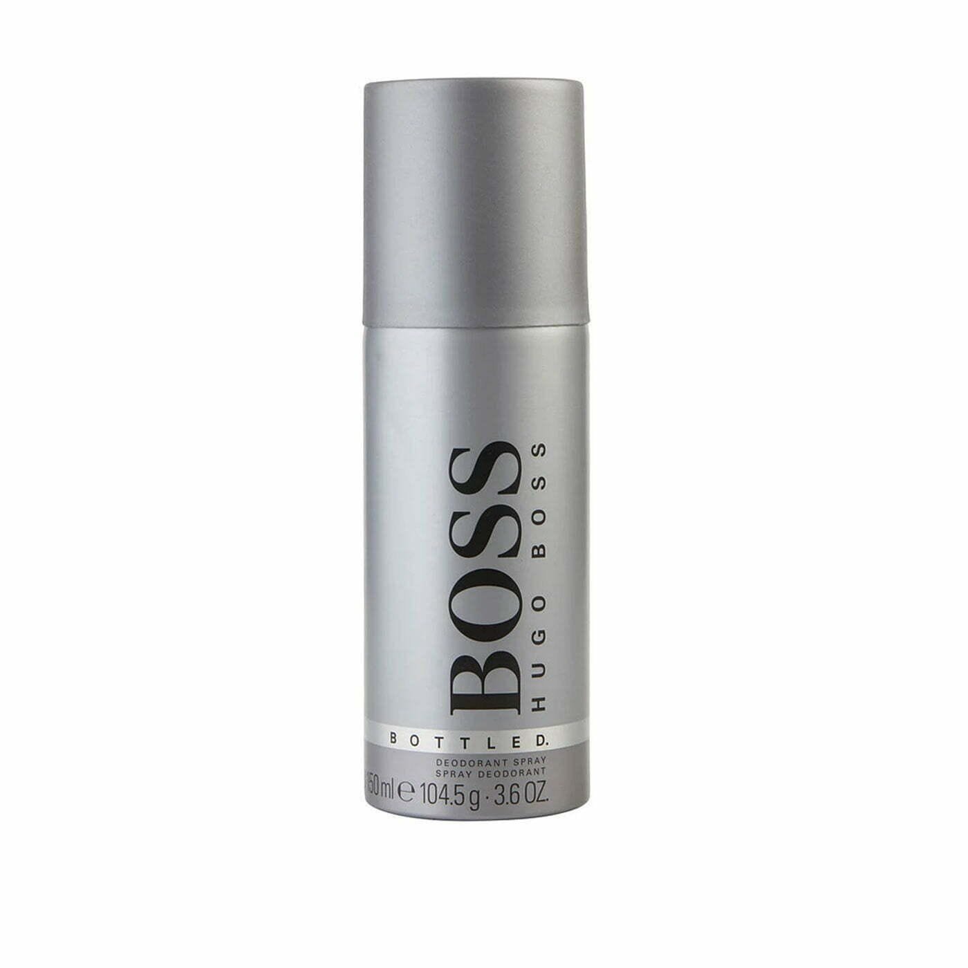 Boss_Hugo_Boss_Grey_Bottled.jpg Hugo Boss Bottled Deodorant Spray For Men-150ml - Image 1