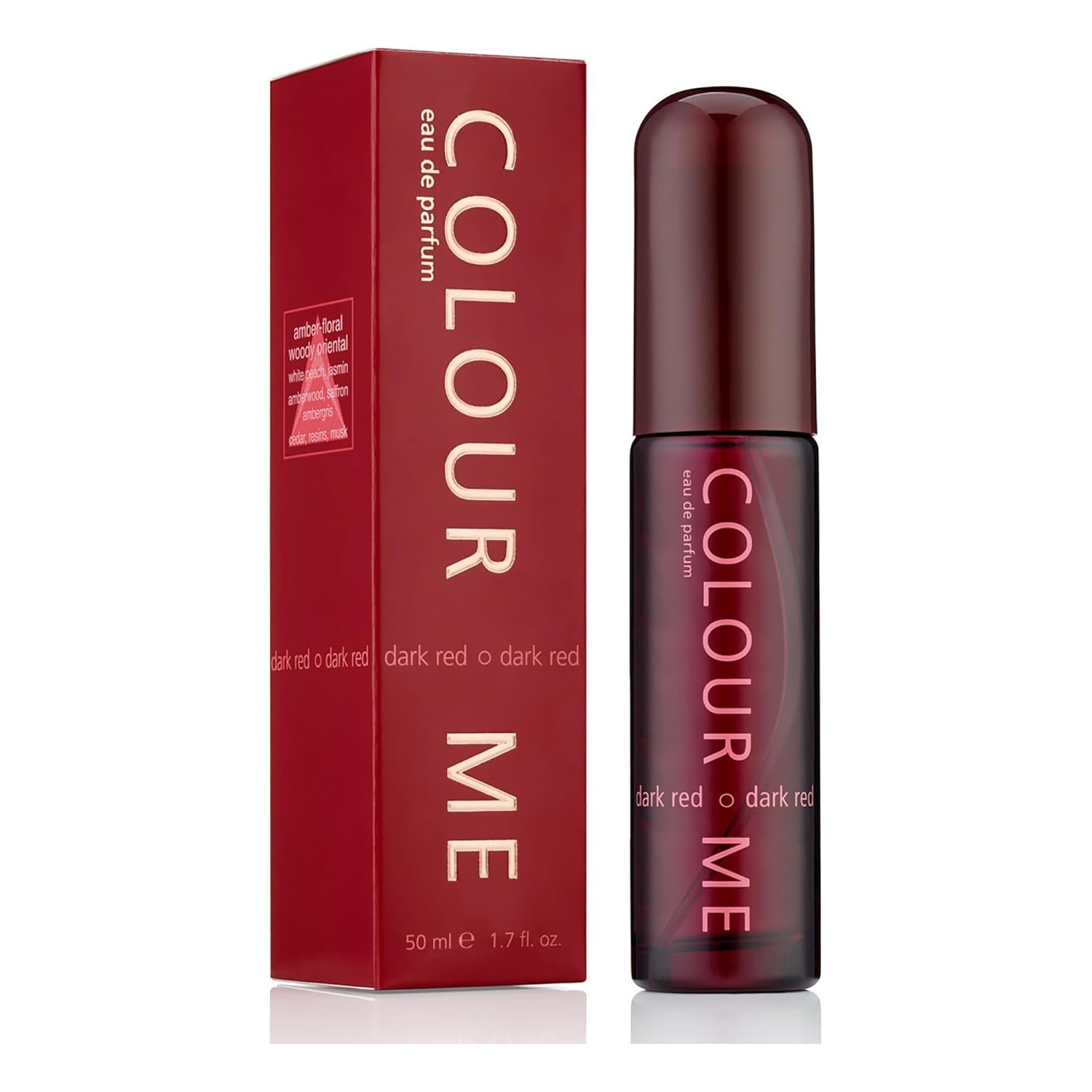 Colour-Me-Dark-Red-50ML-01.jpg Colour Me Dark Red Unisex Eau De Parfum (50ml) - Image 1