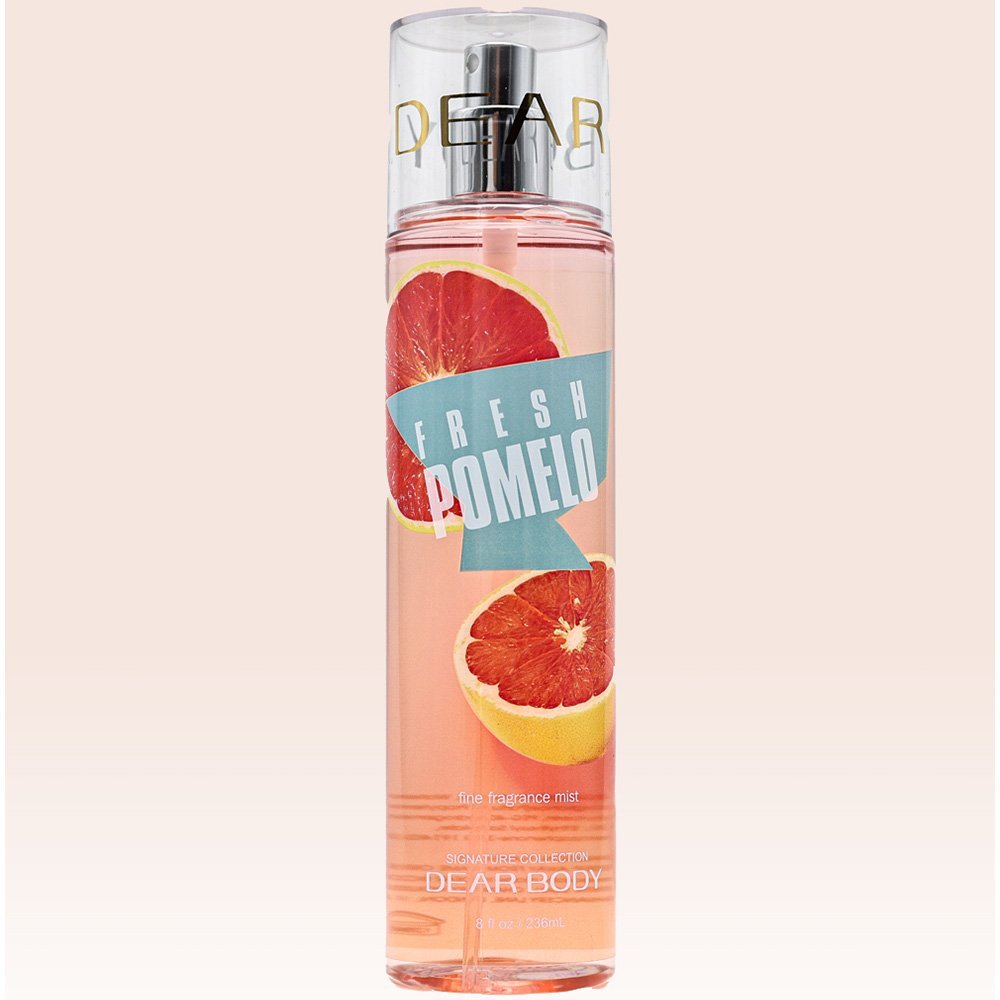 Dear-Body-Fresh-Pomelo-Fragrance-Mist-236ml-01.jpg Dear Body Fresh Pomelo Fine Fragrance Mist (236ml) - Image 1