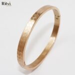 Disha Brick Band Bracelet For Women Rose Gold - Image 2