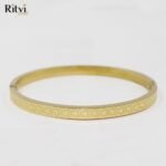Gold Plated Heart Shape Bracelet For Kids - Image 2