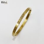 Gold Plated Heart Shape Bracelet For Kids