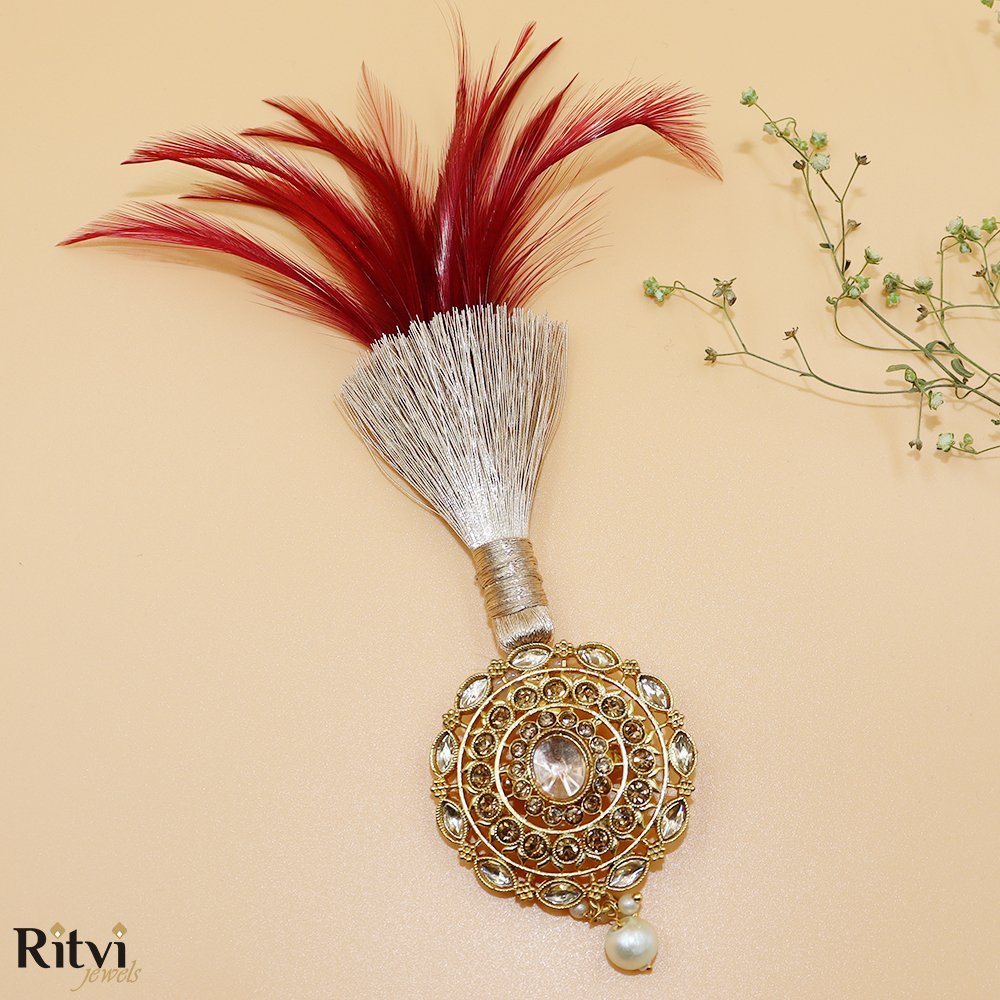 Guneet-1.jpg Guneet Regal Round Kalgi - Image 1