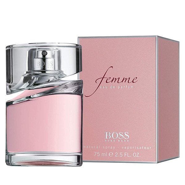 Hugo-Boss-Femme-Eau-De-Parfum-Natural-Spray-75ml-1.jpg Hugo Boss Femme Eau De Parfum Natural Spray (75ml) - Image 1