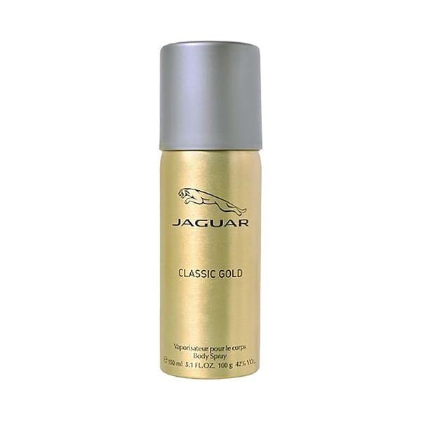 Jaguar-Classic-Gold-Deodorant-Spray-For-Men-150ml-01-2.jpg Jaguar Classic Gold Deodorant Spray For Men (150ml) - Image 1