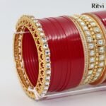 Ritvi Kundan Bridal Chura - Image 2
