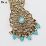 Kushal sky blue kalgi - Image 2