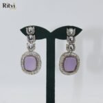 Navya Earrings- Purple