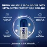 Nivea Men Silver Protect 48h Protection Deodorant Roll On (50ml) - Image 3