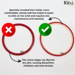 Ritvi Sarswati AD Silver Bridal Chura 2502 - Image 3