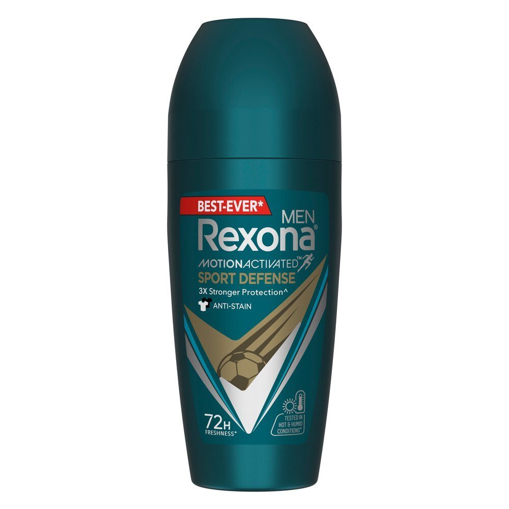 Rexona-Men-Sport-Defense-Roll-On-01.jpg Rexona Men Sport Defense Deodorant Roll On (45ml) - Image 1