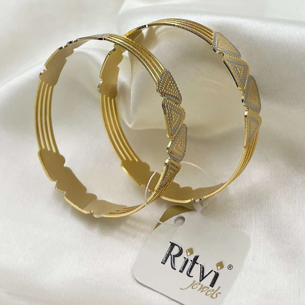 Ritvi-Gold-Bangle-R10-2.jpg Ritvi Gold Bangle (R10) - Image 1
