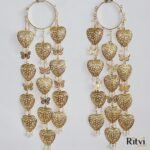 Ritvi Heart Gold Plated Bridal Kalira