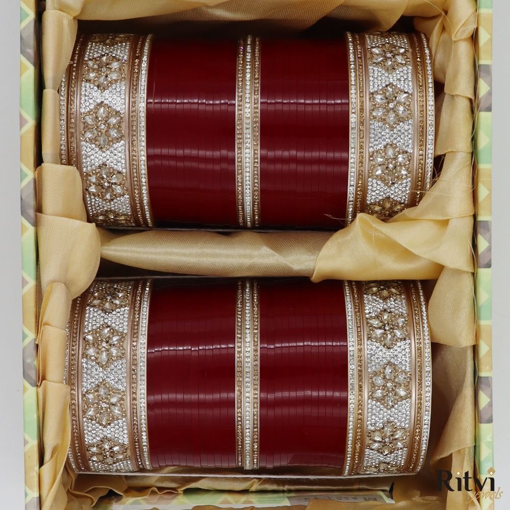 Ritvi-Khwab-Bridal-Chura-3154-2.jpg Ritvi Khwab Bridal Chura 3154 - Image 1