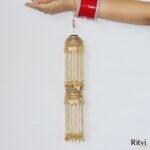 Ritvi Kundan Gold Plated Bridal Kalira - Image 2