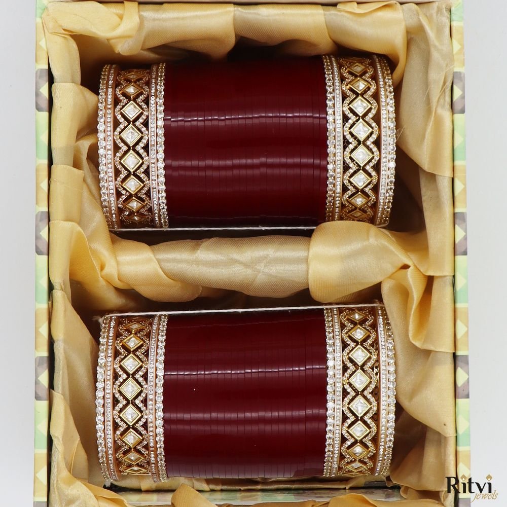 Ritvi-Laxmi-A.D-Bridal-Chura-1-1.jpg Ritvi Laxmi A.D Bridal Chura - Image 1